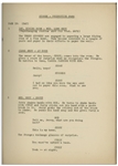 Moe Howard's Personally Owned Three Stooges' Columbia Pictures Script for Their 1940 Film, ''From Nurse to Worse'' -- Starring Curly as a Hound Dog